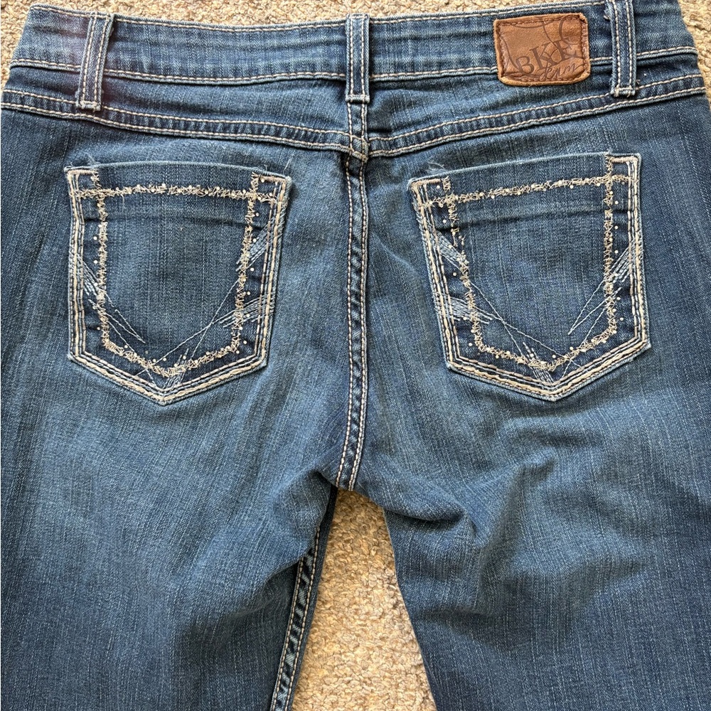 BKE Sabrina Mid Rise Boot Cut Jeans Size 30 - Picture 7 of 16